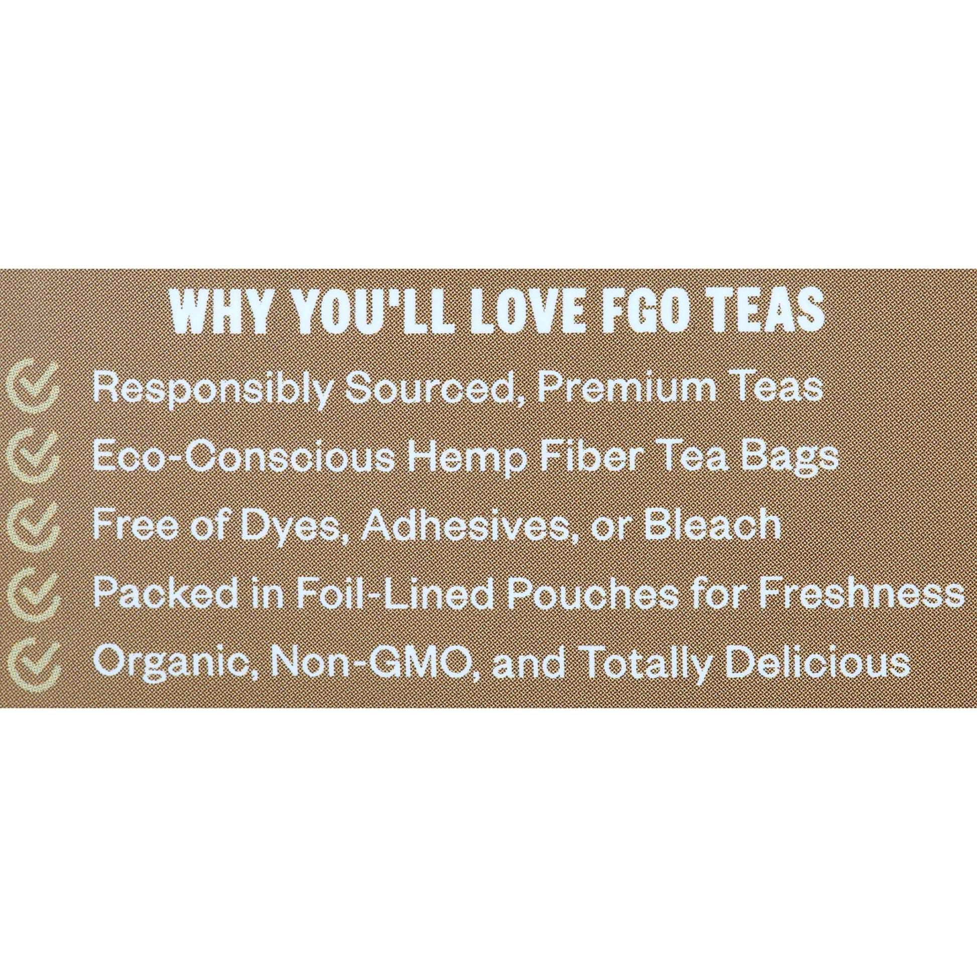 FGO , Ashwagandha Herbal Tea, Organic Tea Bags, 20 Count, 1.06 Oz