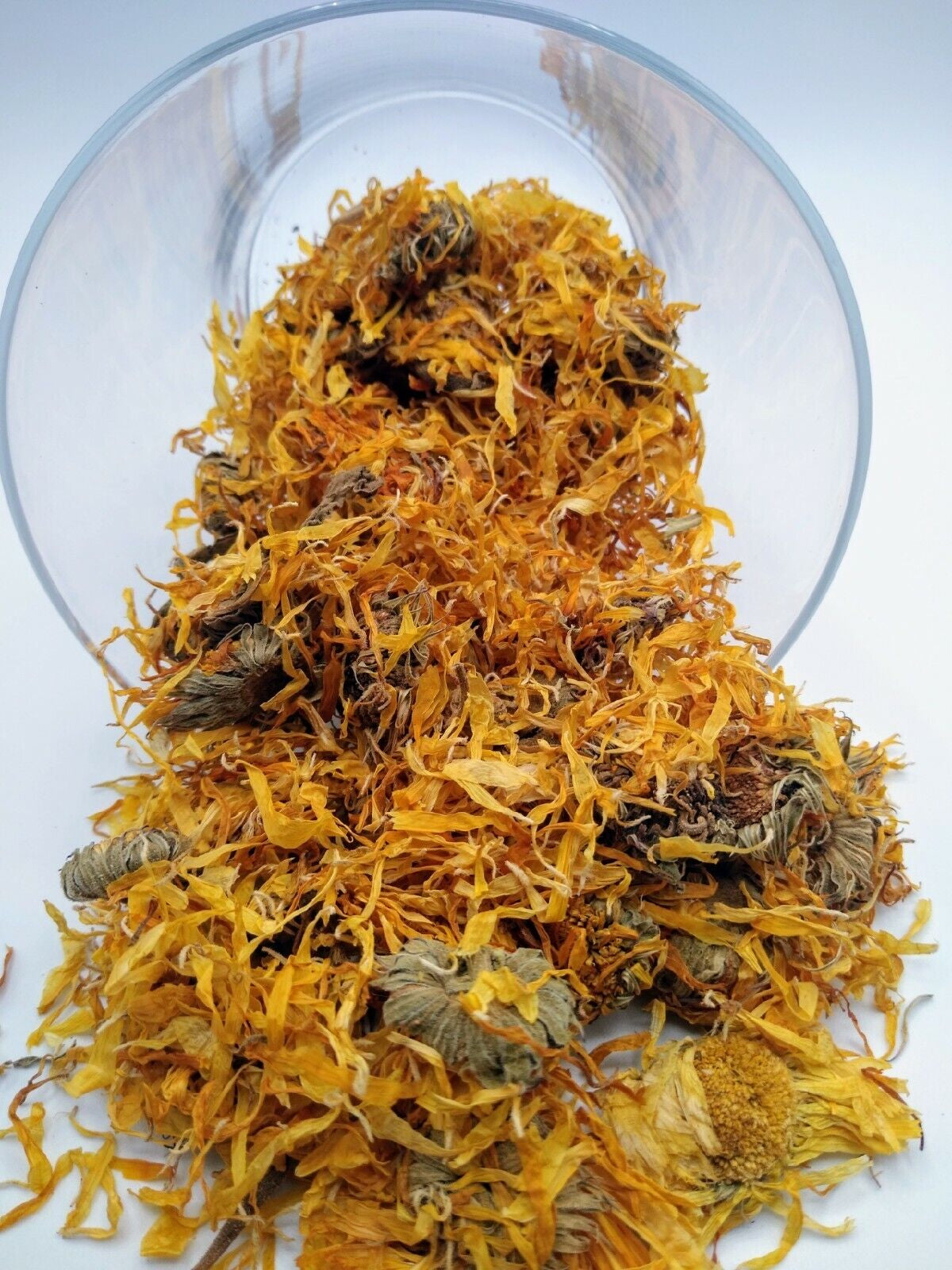 Organic Dried Whole Calendula Flowers and Petals 2 Oz. (56G)