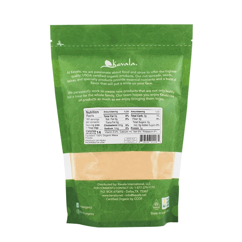 - Organic Raw Maca Powder - 32 Oz.